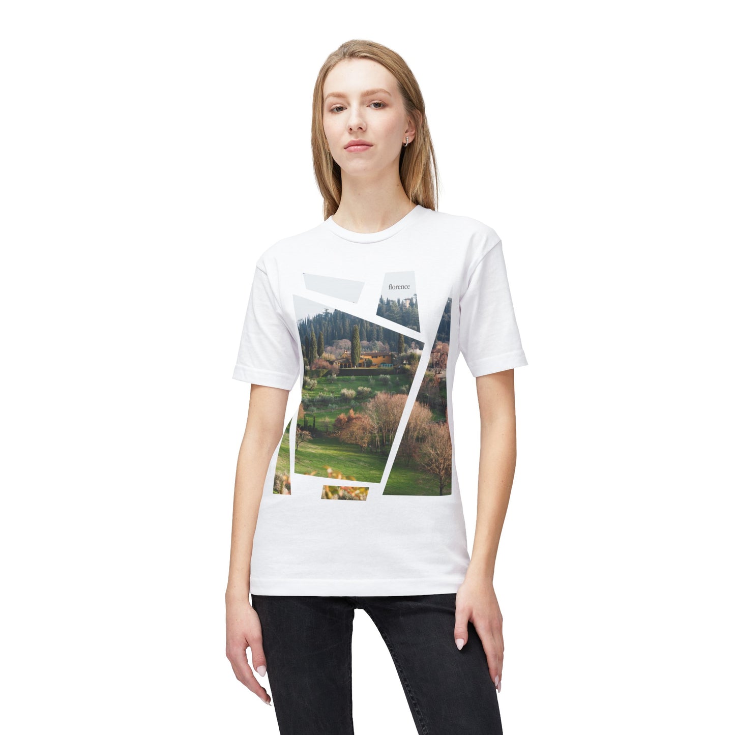 Florence Unisex T-Shirt | Italian Landscape | Artistic Souvenir | Gift for Italy Lovers | Italian Heritage Shirt