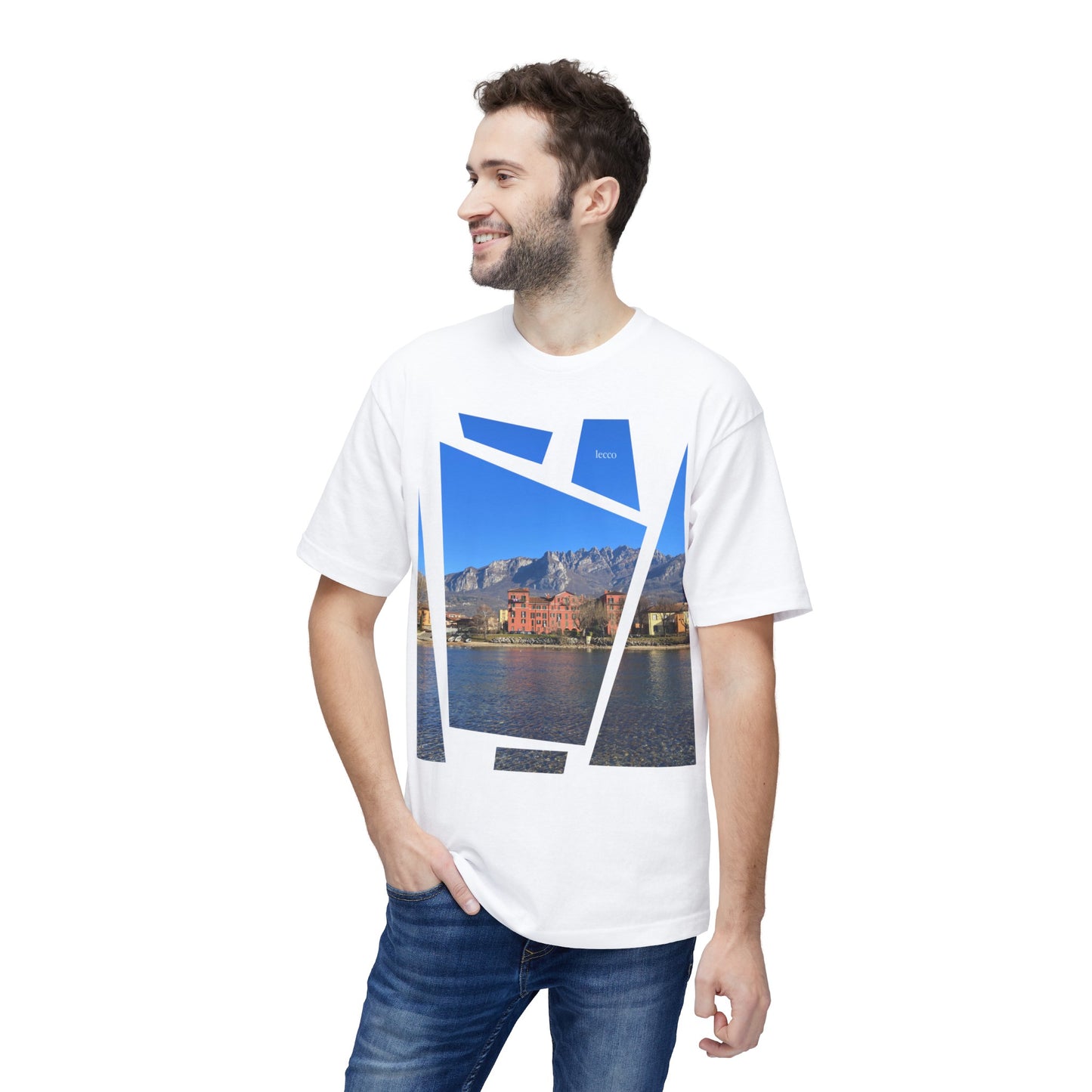 Lecco Unisex T-Shirt | Lake Como Landscape | Italian Souvenir | Gift for Italy Lovers | Italian Heritage Shirt