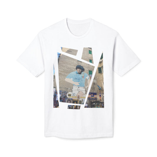Naples Unisex T-Shirt | Maradona Mural | Italian Souvenir | Gift for Football Fans | Italian Heritage Shirt