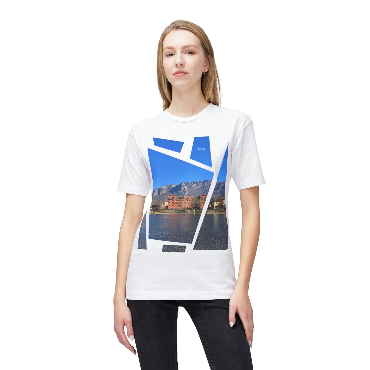 Lecco Unisex T-Shirt | Lake Como Landscape | Italian Souvenir | Gift for Italy Lovers | Italian Heritage Shirt