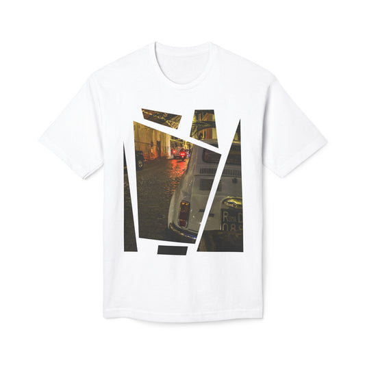 Roma Unisex T-Shirt | Streets of Italy | Italian Souvenir | Gift for Italy Lovers | Italian Heritage Shirt | Fiat 500