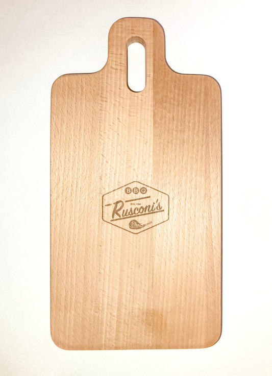Tagliere BBQ - Personalizzabile in Lamellare di FAGGIO - Regalo per lui e per lei