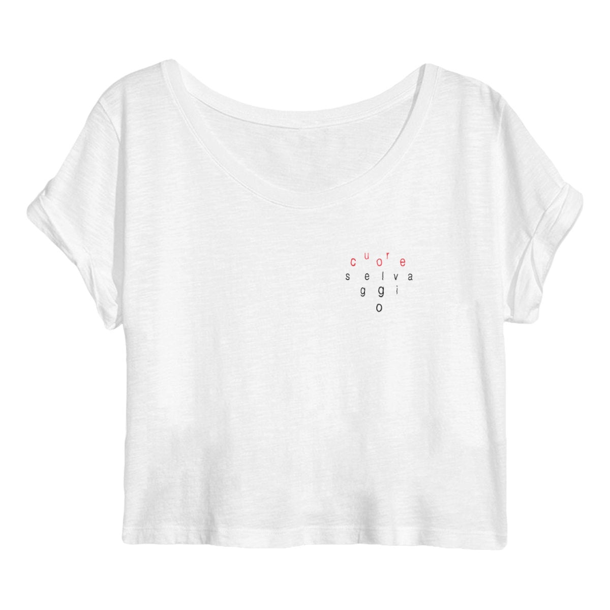 Cuore Selvaggio / Woman Crop Top